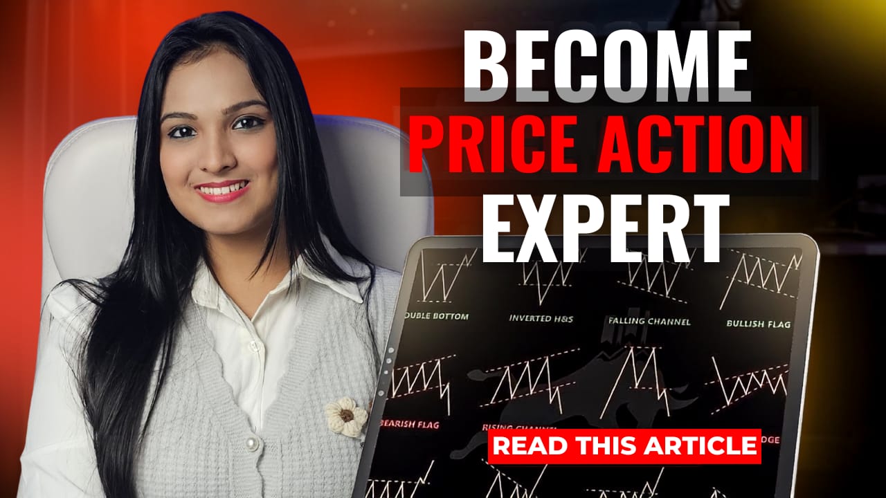 Palak beside a display of price action chart patterns